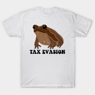 Smooth Sided Toad Tax Evasion T-Shirt